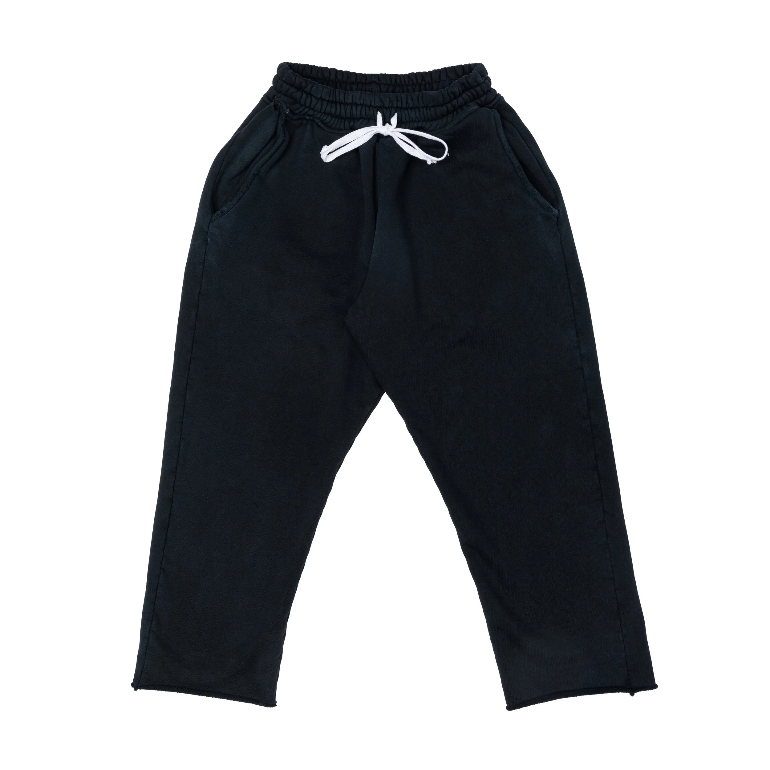 MOOJI CROP SWEATS / AGED BLACK — MOOJIMOOJI